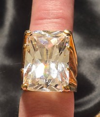 Vintage Rhinestones / Crystals / STUNNING LOT- Earrings-Rings- Brooches