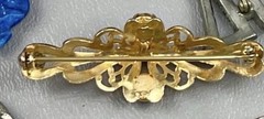 Antique to Vintage Lot of 8 Brooches ~ All Wearable Pot Metal, Enamel & More