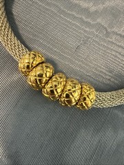 Lot Of 2 Vintage Necklaces Monet liz Claiborne Centipede Style Statement