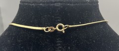 1/20 14K GF Gold Filled 20” Serpentine Necklace Spring Clasp 5g