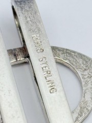 BIRKS Sterling Silver Money Clip Vintage Mid-Century Collectible Rare Find