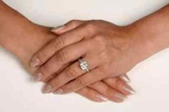 2Ct Art Deco Cushion Cut Lab Created Diamond Wedding 14K White Gold Finish Ring