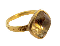 KEPPEL Collection GOLDEN CITRINE Dress RING – English ROYALTY RARE Edward VII