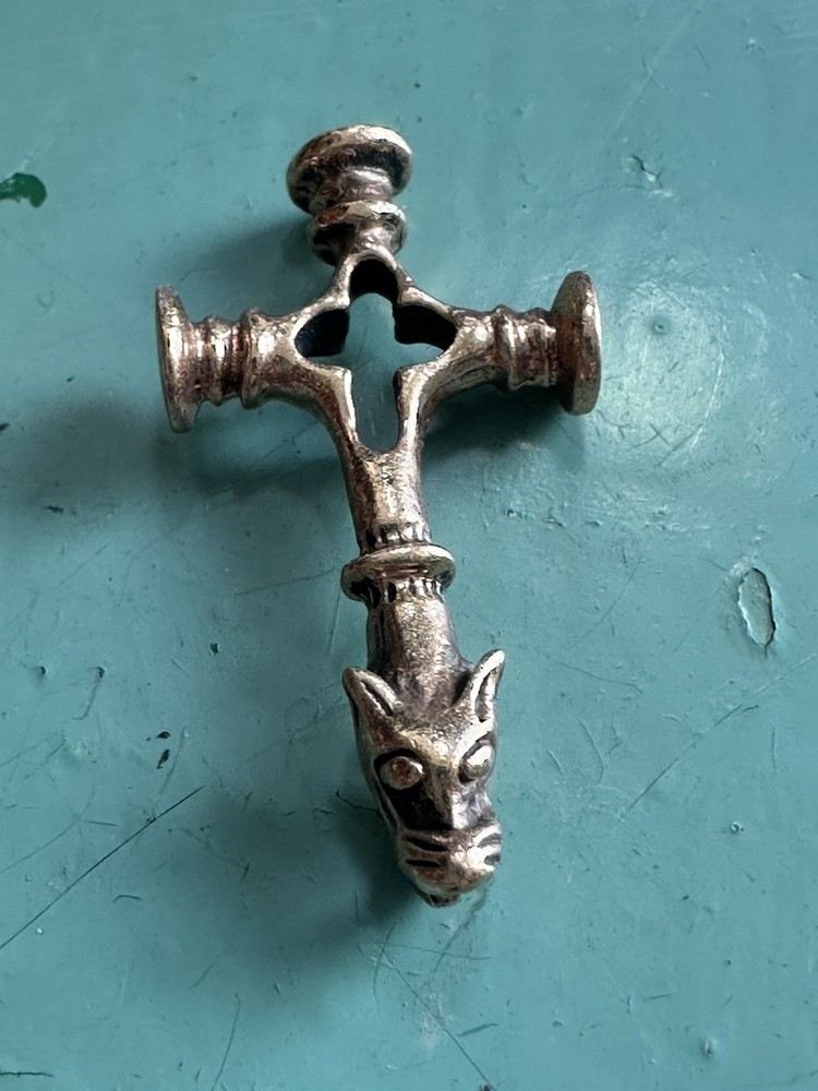 Bronze viking Pendant Norway Norwegian vintage estate 2190