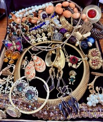 Vintage Estate Costume Jewelry Lot! TRIFARI, NAPIER and more!