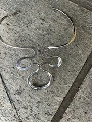 Anna Greta Eker Sterling Silver necklace Norway Norwegian vtg estate 1611