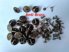 wholesale brass tie tacks tacs butterfly pin back clasp jewelry findings brooch