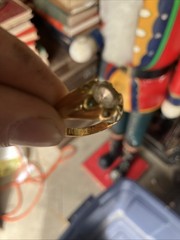 Vintage Uncas 18kt Gold Plated Ring Size 9