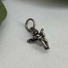 Vintage Sterling Silver Cherub Cupid Charm