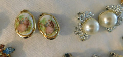 Vintage Earrings Lot Trifari Richelieu Napier Roman Marvella Lisner 1928 Capri