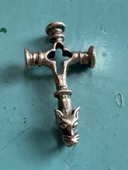 Bronze viking Pendant Norway Norwegian vintage estate 2190