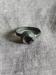 Antique Viking Ring Kievan Rus 11th Century Handmade Jewelry (11) Size 12