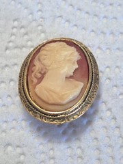 Cameo Vintage 800 Silver Ring, Brooches, Necklace & Earring Rings Judy Lee Group