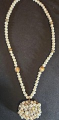 VTG Irregular Multicolored Auth Natural Pearl Necklace Approx 150 Pearls 15″