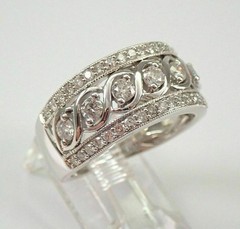 Art Deco Antique 3.50 Ct White Diamond Vintage Wedding Ring 925 Sterling Silver