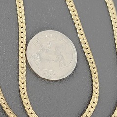 Vintage 14k Yellow Gold-Filled Necklace 18″ Liz Claiborne LC 2.5mm 4.8g
