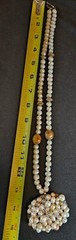 VTG Irregular Multicolored Auth Natural Pearl Necklace Approx 150 Pearls 15″