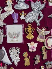 Vintage Estate Angel Religious PJewelry Lot 68 Pieces WHBM GLORIA DUCHIN AAi Baj