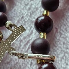 Vintage Signed Japan Triple Strand Beaded Necklace