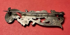 A Vintage Silver Brooch With .980 Parts Silver. Made In Taxco Mexico.