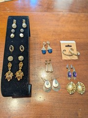 Vintage to Now Pierced Earrings – One Lot of 13 Unique Pairs