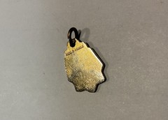 Silver Mercury Sign Pendant Made In France