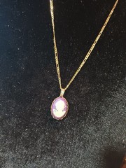 XP Chain Necklace 17″, 14 K Figaro Gold Plated. Pendant Not Included