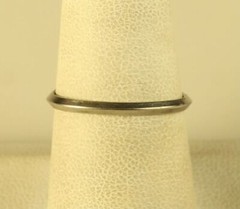 Vintage Sterling Silver Native American Marquise Shape Inlaid Multi Stone Ring