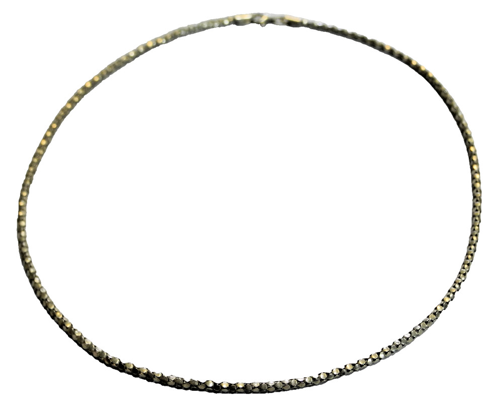 16.5″ Sterling Silver Tennis Necklace 925 ecoinsales