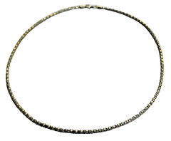16.5″ Sterling Silver Tennis Necklace 925 ecoinsales