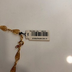 Signed Trifari 24in Gold Tone Filigree Chain Necklace Vintage Elegant Chic