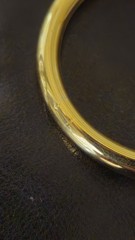 Vtg Lucite Clear Bubble Bobble Costume Gold Necklace Earring Bracelet SET MCM