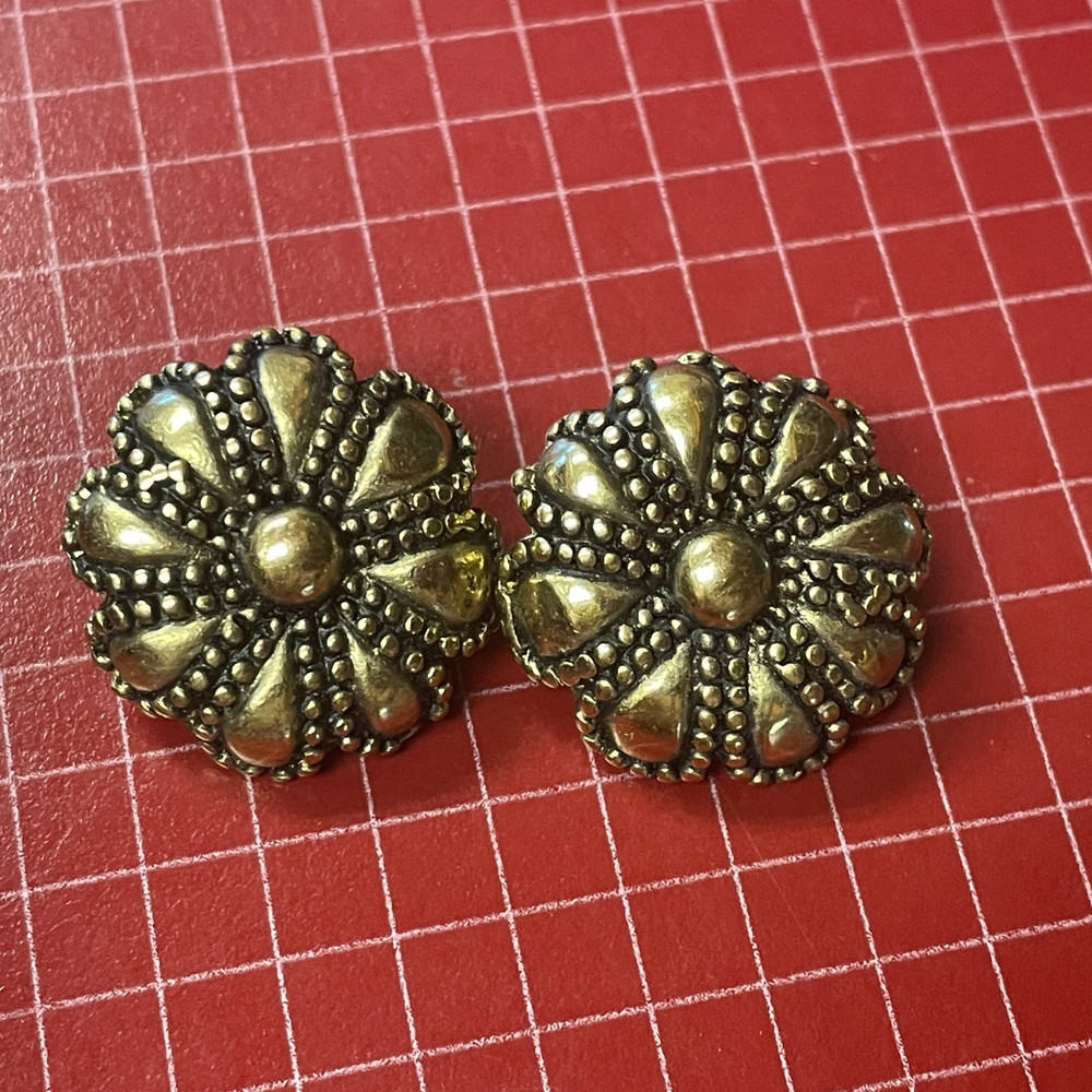 Art Deco Earring clip on Jewel Fashion Handmade