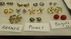 ESTATE FIND 14 PAIRS EARRINGS SOME SIGNED