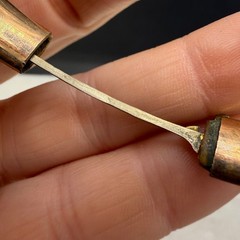 Vintage Victorian Gold Filled Bangle Bracelet Slide 6.5” READ