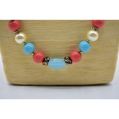 R.J Graziano Vintage Crystal Necklace Beaded Station Neiman Marcus $190 NOS BinE