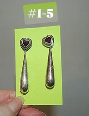 Vintage Retro Ear Rings, 1970s, 1980s 1990s, GROUP 1, priced per or the lot
