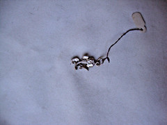 VTG 1970-80s SMALL 3D FLOWER W/ DIAMOND CUTS STERLING SILVER STAMPED 925 PENDANT
