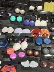 Costume Jewlery Earing Lot Of 74 Pair