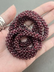 Vintage Red Garnet Necklace
