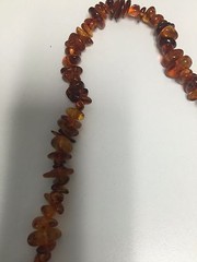 Antique Butterscotch Egg Yolk Baltic Amber Necklace with inclusions 81g
