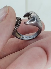 Vintage Sterling Celestial Ring Sun Moon Ring Sterling Silver 925 Sz 6 Wrap Ring