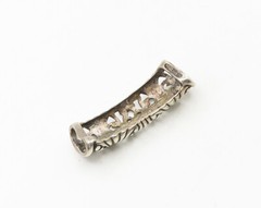 ESPO SIG 925 Sterling Silver Vintage Open Swirl Design Slide Pendant PT14781