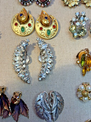CLEARANCE 17 pair of Gorgeous Vintage Clip on Earrings some are Signed