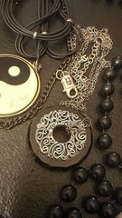 Vintage Black and White Fashion Jewelry Lot with Napier and Tribal Statement Pie