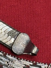 Vintage Sterling 925 Lot (3) Bracelets 2Italy,1Canada, 3 Sizes See Pics Used
