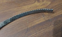 VINTAGE STERLING BEADED HEAD BAND IN GOOD CONDITION