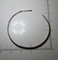 Unique Vintage Sterling Silver 45mm Hoop Earrings Signed Hoopea