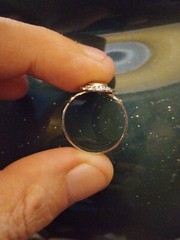 Vintage Uncas Mfg Co Floral Design Ring