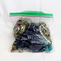 1Lb Jewelry Lot Vtg To Now Sell Or Repurpose Necklaces Charms Bracelets Tangle